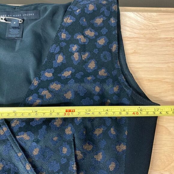 Marc by Marc Jacobs, Sasha Leopard Print Jacquard Shift Mini Dress, Women’s 8 - Picture 13 of 16